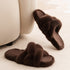 Twist Plush Cross-Band Slippers