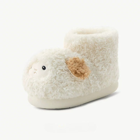 Sherpa Lamb Face Lounging Boots