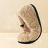 Crisscross Fleece Ballet Slippers