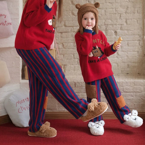 Fuzzy Puppy Face Indoor Slippers