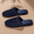 Sleek Piped Closed-Toe Slippers