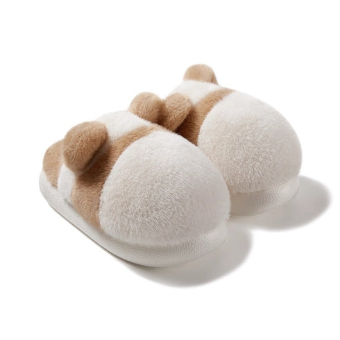 Giant Panda Furry Indoor Slippers
