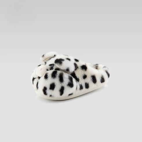 Fuzzy Pig Snout Indoor Slippers