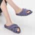 Puffy Cross Braid Comfort slides
