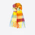 Rainbow Mohair Scarf