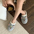 Cartoon Cat Mouse Plaid Slippers