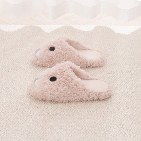 Fuzzy Shark Bite Plush Slippers