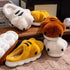 Fuzzy Tiger Paw Plush Slippers