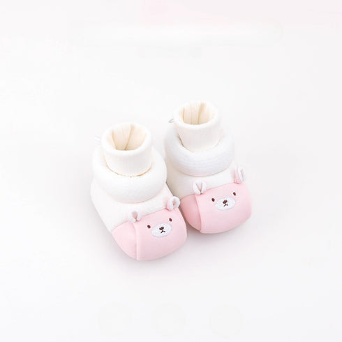 Cozy Bear Face Sock Boots