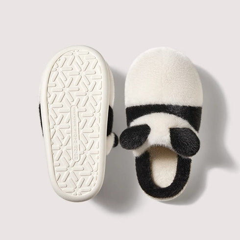 Giant Panda Furry Indoor Slippers