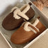 Snug Wrap-Band Fleece Slippers