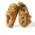 Fuzzy Striped Kitty House Slippers