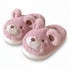 Fuzzy Teddy Bear Plush Slippers