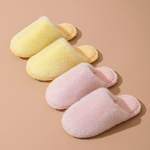 Fuzzy Cocoon Closed-Toe Slippers