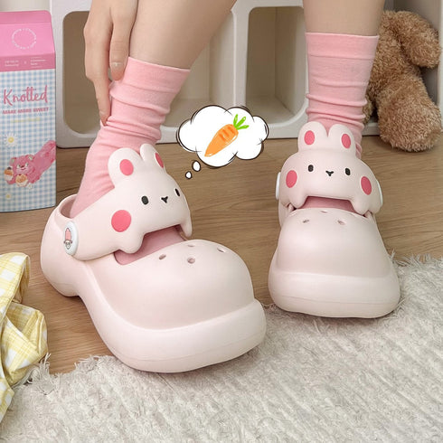 Chunky Bunny Strap Platform Clogs