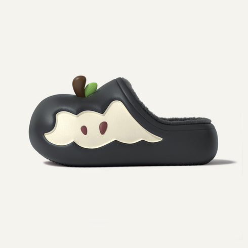 Apple Core Plush Clogs