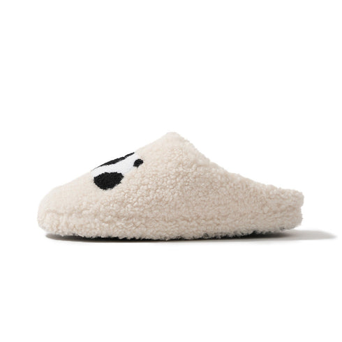 Fuzzy Panda Face Warm Slippers
