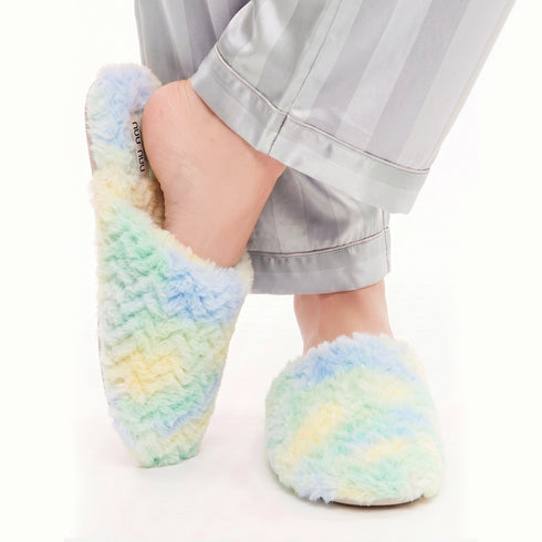 Plush Pillow Step House Slippers