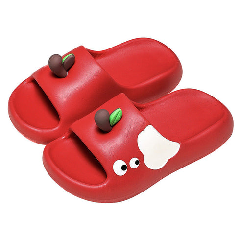 Playful Apple Cartoon Kids Slides