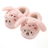 Fuzzy Cartoon Character Toddler Slippers