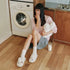 Plush Bunny Fuzzy House Slippers