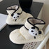 Panda Patch Puffy Winter Boots