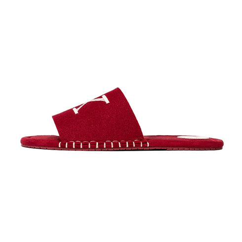 Trendy Letter X Stitched Slides