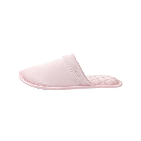 Sleek Piped Closed-Toe Slippers