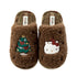Holiday Tree Fleece House Slippers