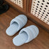 Puffy Waffle Open Toe Slides