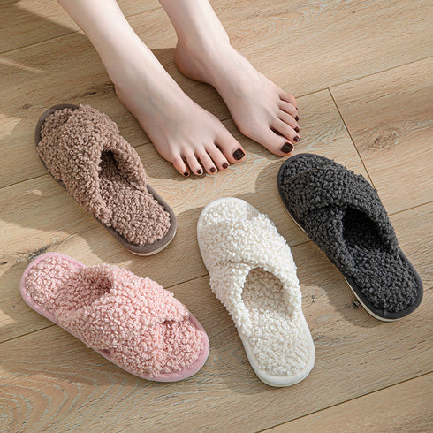 Loopy Crossband Lounge Slippers