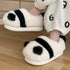 Panda Pom-Pom Snuggle Slippers