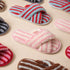 Striped Cross Strap Slippers