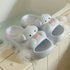 Cartoon Piggy Thick Sole Slides