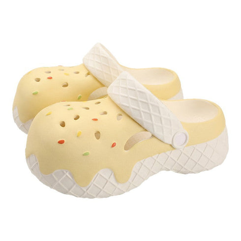 Melting Ice Cream Waffle Clogs