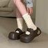 Chunky Heart Mary Jane Platform Clogs