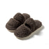 Double-Band Plush Lounge Slippers