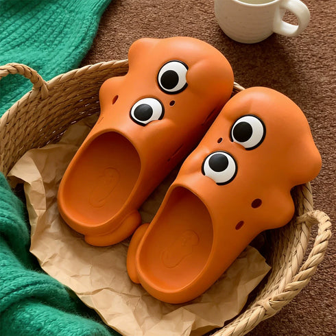 Quirky Big Eyes Cartoon Clogs