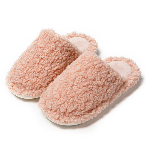 Pillow-Soft Sherpa Home Slippers