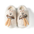 Fuzzy Puppy Character Plush Slippers