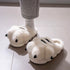 Fuzzy Tiger Paw Plush Slippers