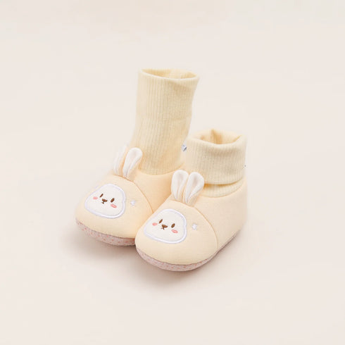 Soft Knit Bunny Sock Boots
