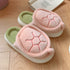Turtle Shell Plush House Slippers