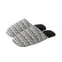 Zigzag Knit Indoor Slippers