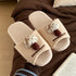 Plump Mushroom Plaid House Slides