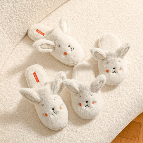 Fuzzy Rabbit Ear Indoor Slippers