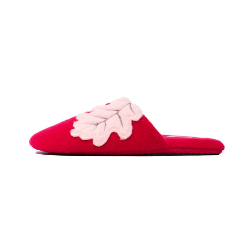 Whimsical Leaf Felt Indoor Slippers