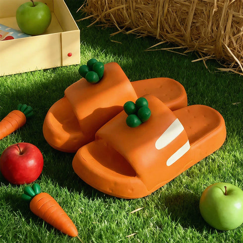 Whimsical Garden Carrot EVA Slides