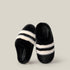 Striped Cloud Step Plush Slippers