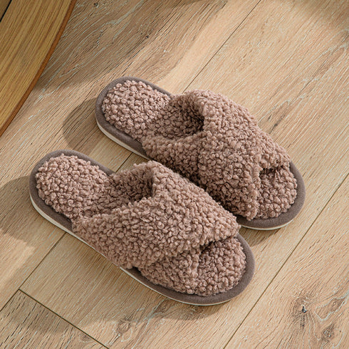 Loopy Crossband Lounge Slippers